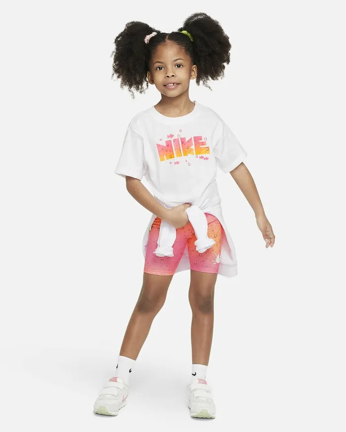 Kids Coral Reef Tee And Shorts Set Sea Coral Nike Sport Clothing