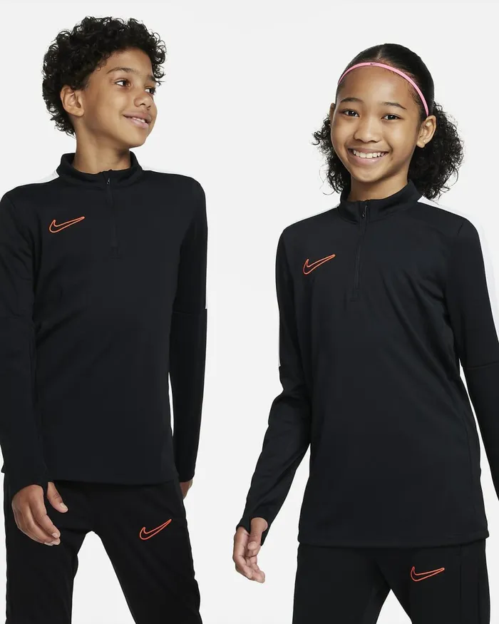 Kids DriFit Academy23 Blackwhitebright Crimson Nike Tops And TShirts