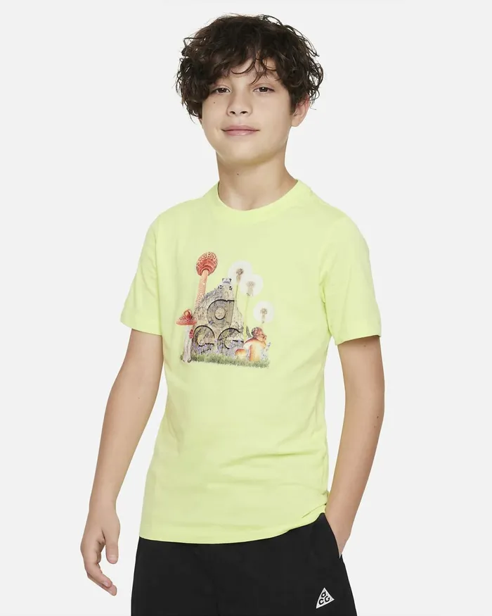 Kids DriFit Acg Light Lemon Twist Nike Tops And TShirts