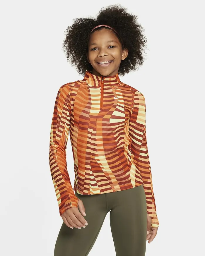 Kids DriFit Melon Tintcampfire Orangewhite Nike Tops And TShirts