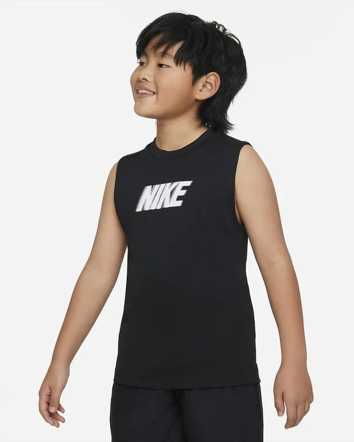Kids DriFit Multi Blackwhite Nike Tops And TShirts