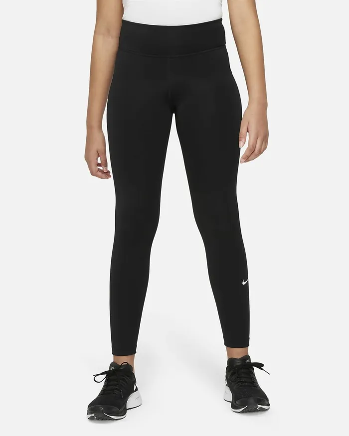 Kids DriFit One Blackwhite Nike Trousers And Leggings