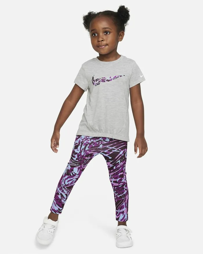Kids DriFit Printed Leggings Set Rush Fuchsia Nike Baby and Toddler 03 Years
