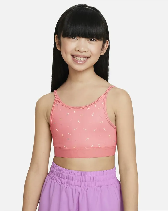 Kids DriFit Trophy Sea Coral Nike Sports Bras