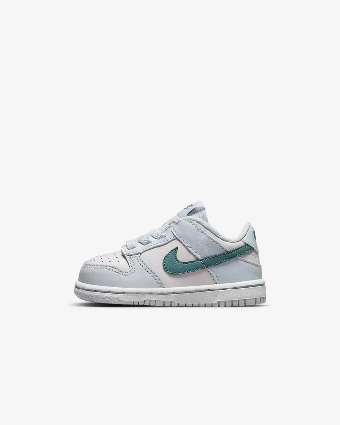Kids Dunk Low Football Greypearl Pinkmineral Teal Nike Lifestyle