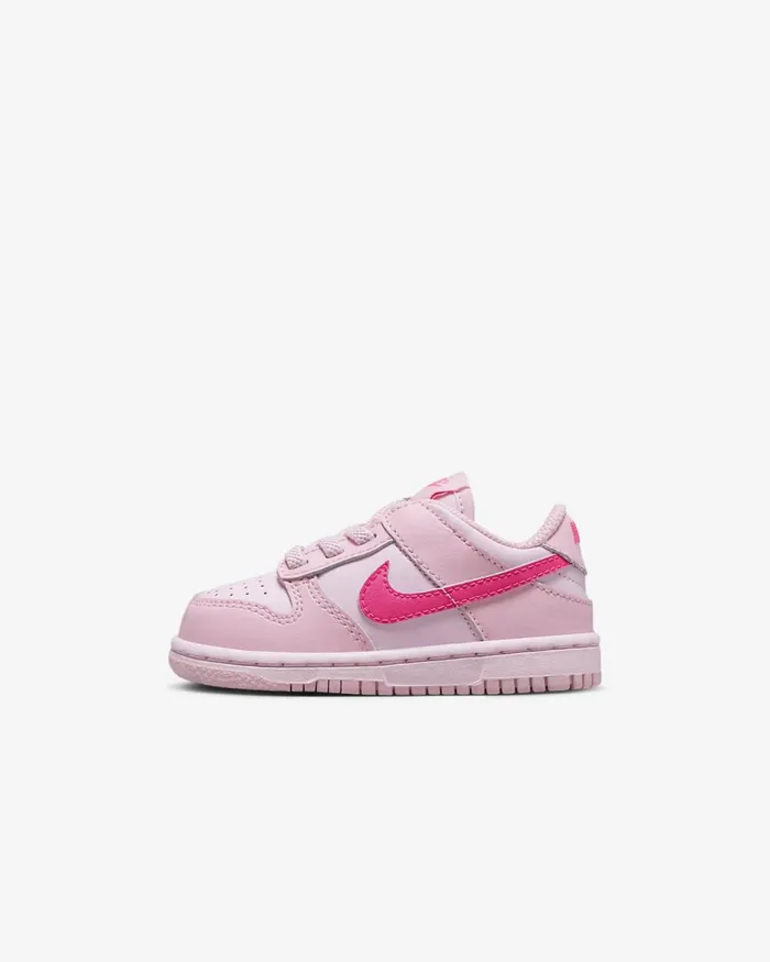 Kids Dunk Low Medium Soft Pinkhyper Pinkpink Foam Nike Baby and Toddler 03 Years Kids Dunk Low Medium Soft Pinkhyper Pinkpink Foam Nike Baby and Toddler 03 Years