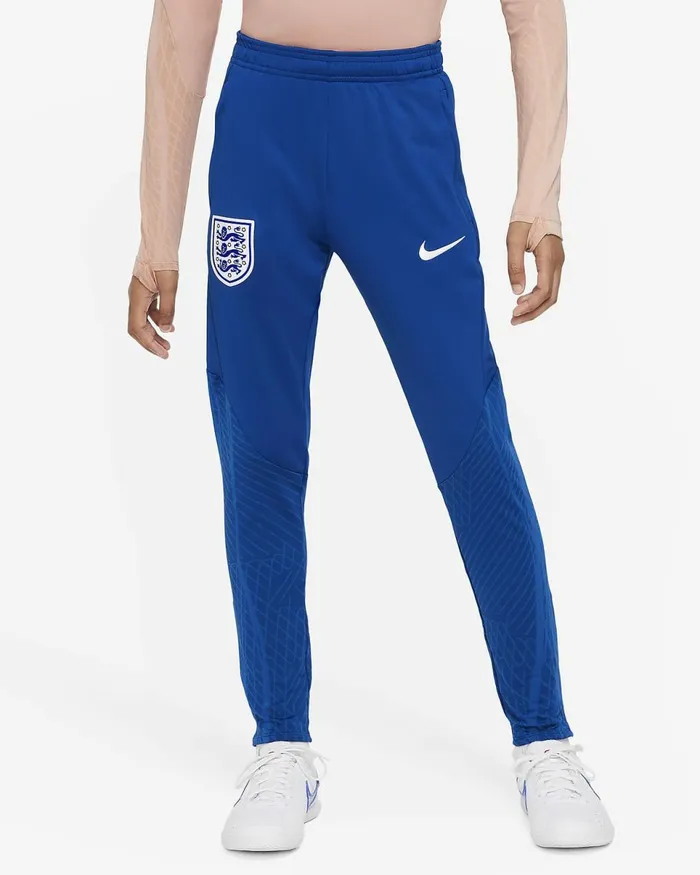 Kids England Strike Gym Bluewhite Nike Trousers And Leggings
