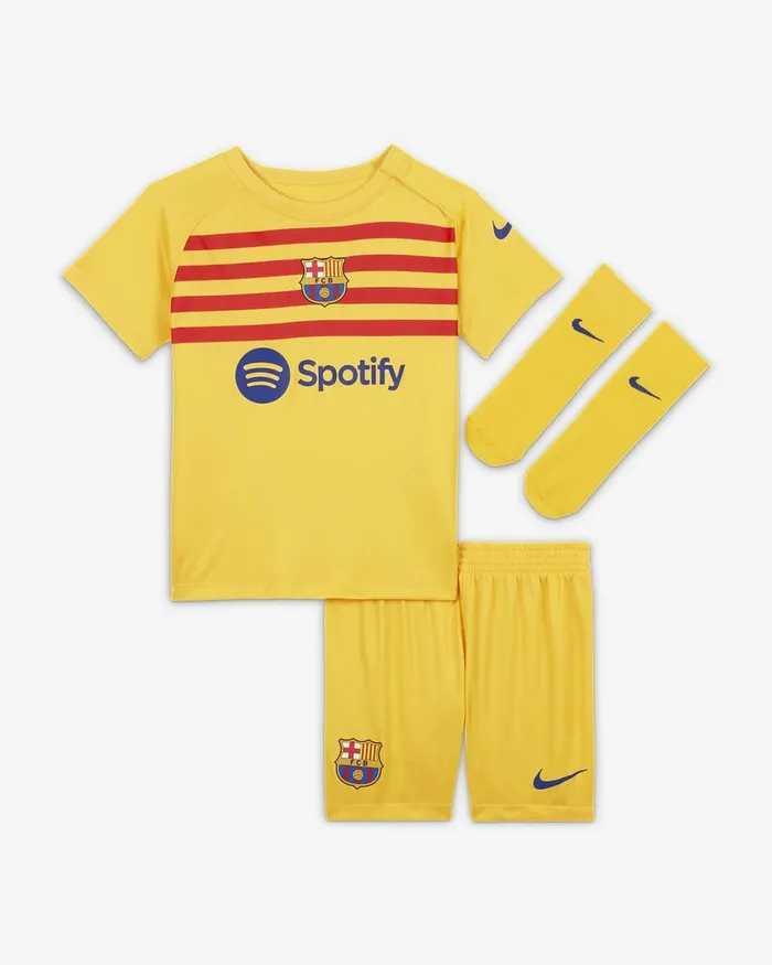 Kids FC Barcelona 202223 Fourth Amarillouniversity Reddeep Royal Blue Nike Sport Clothing Kids FC Barcelona 202223 Fourth Amarillouniversity Reddeep Royal Blue Nike Sport Clothing
