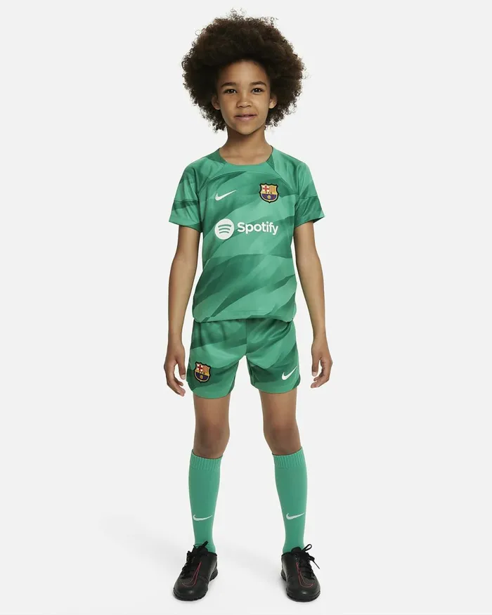 Kids FC Barcelona 202324 Goalkeeper Stadium Greenstadium Greenmalachitewhite Nike Younger Kids 3 8211 7 Years Kids FC Barcelona 202324 Goalkeeper Stadium Greenstadium Greenmalachitewhite Nike Younger Kids 3 8211 7 Years