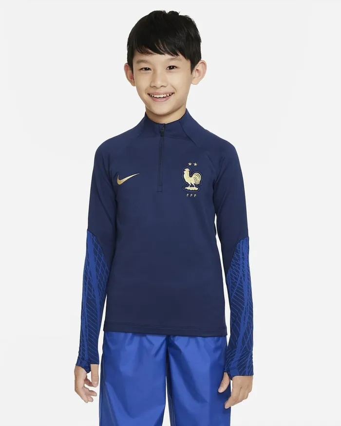 Kids Fff Strike Midnight Navygame Royalmetallic Gold Nike Tops And TShirts