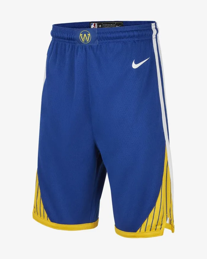 Kids Golden State Warriors Icon Edition Rush Blue Nike Sport Clothing