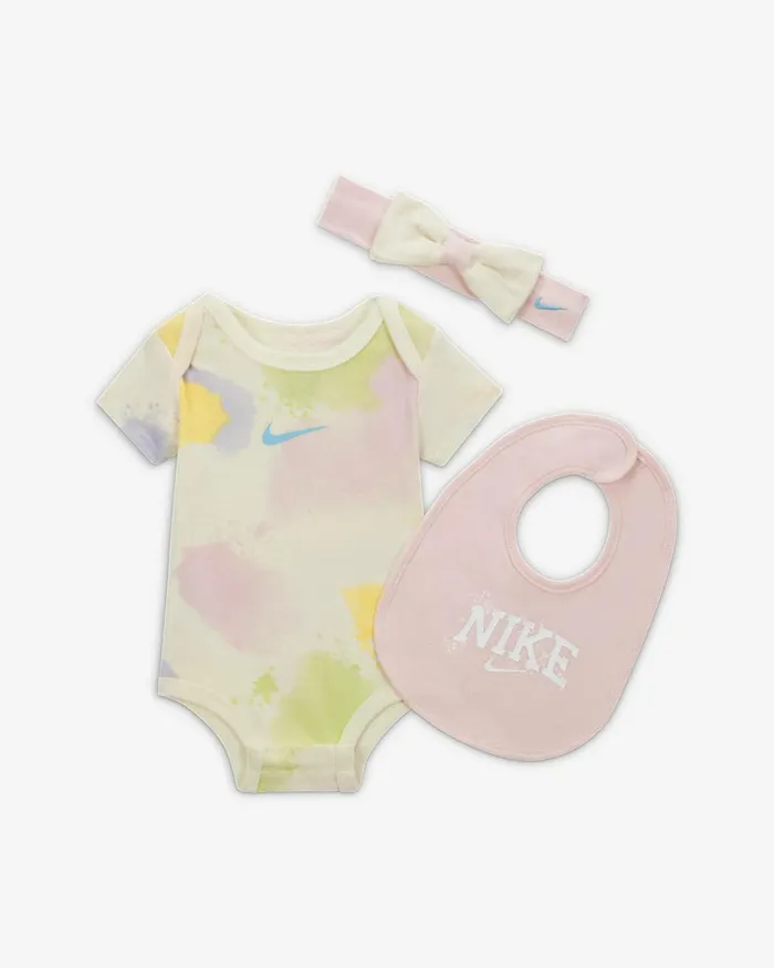 Kids Headband Bib And Bodysuit Box Set Coconut Milk Nike Baby and Toddler 03 Years Kids Headband Bib And Bodysuit Box Set Coconut Milk Nike Baby and Toddler 03 Years