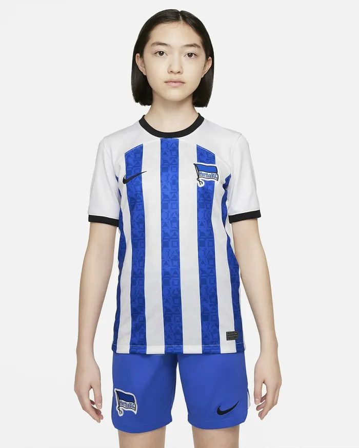 Kids Hertha Bsc 202223 Stadium Home Whitehyper Royalsport Royalblack Nike Tops And TShirts Kids Hertha Bsc 202223 Stadium Home Whitehyper Royalsport Royalblack Nike Tops And TShirts