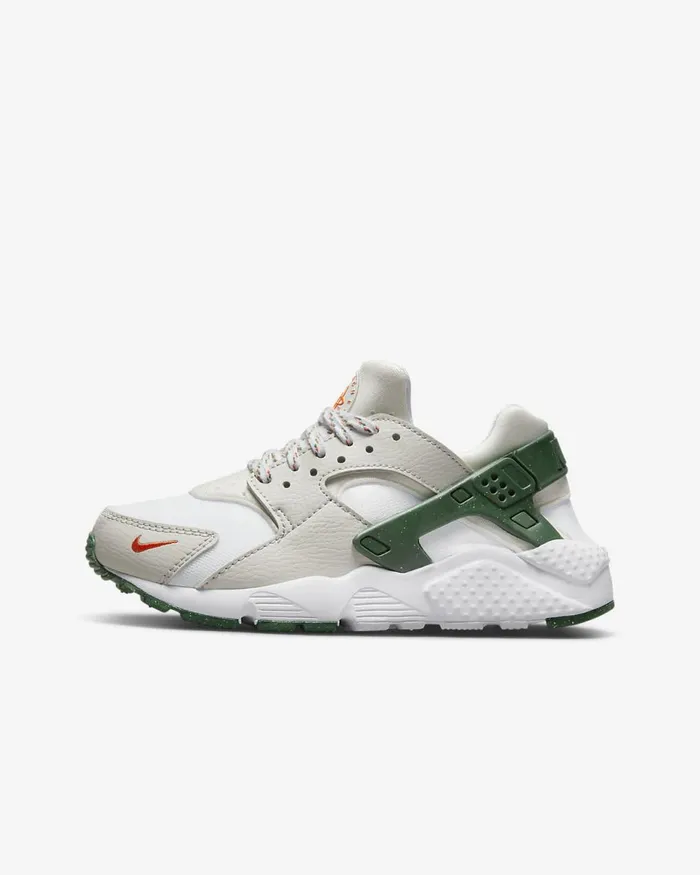 Kids Huarache Run Whitegorge Greenlight Bonesafety Orange Nike Lifestyle