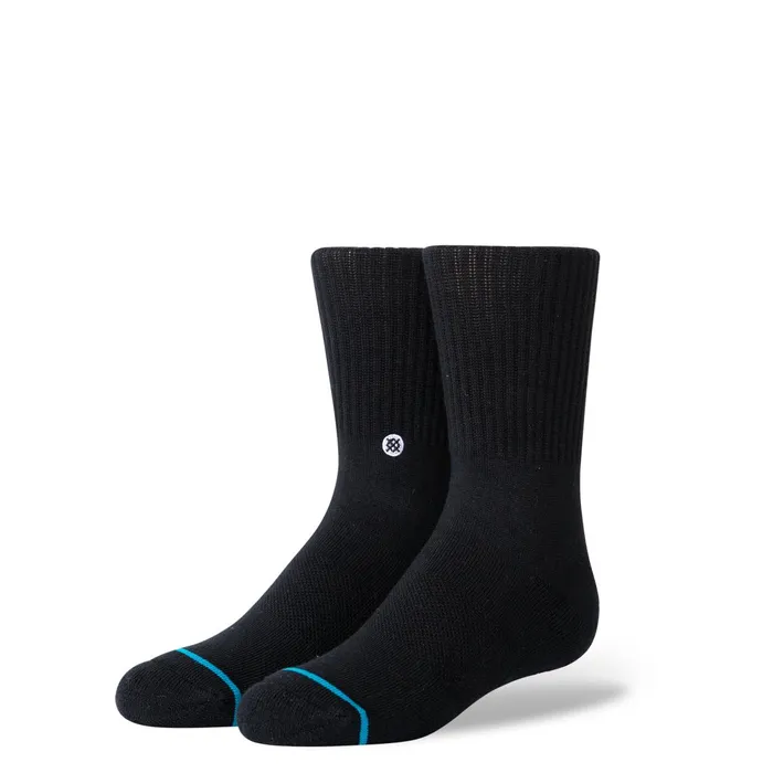 Kids Icon Kids Crew Socks Black Stance Kids