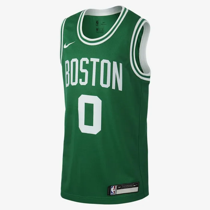 Kids Jayson Tatum Celtics Icon Edition Clover Nike Tops And TShirts