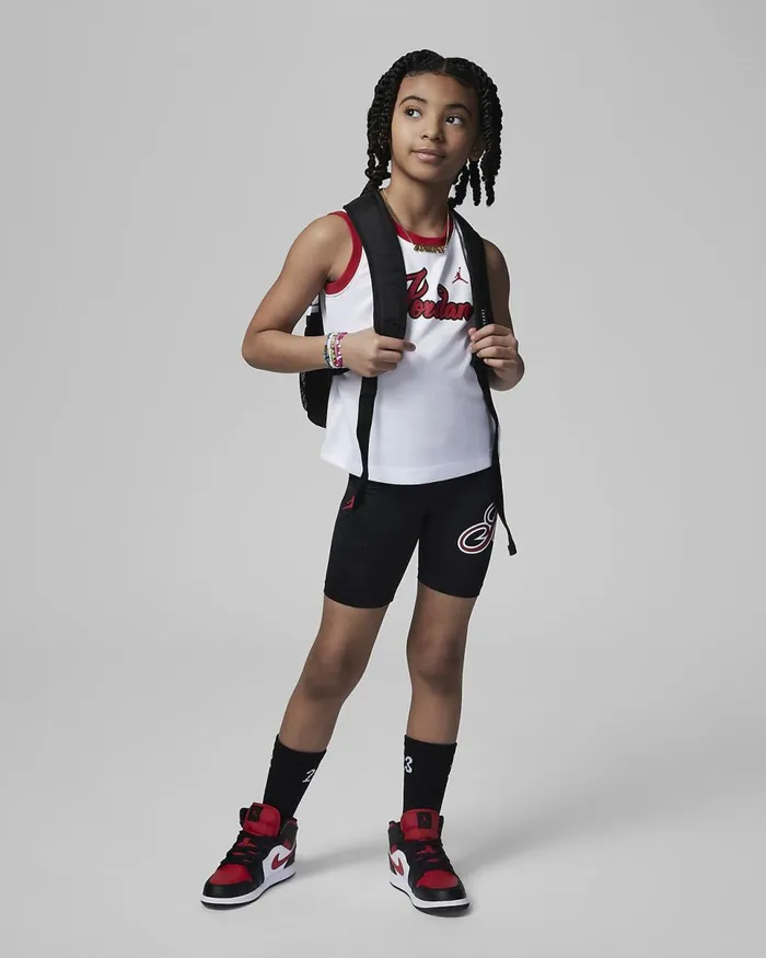 Kids Jordan 039Mini Me039 Flight Jersey Tank Top Set Black Nike Younger Kids 3 8211 7 Years Kids Jordan 039Mini Me039 Flight Jersey Tank Top Set Black Nike Younger Kids 3 8211 7 Years