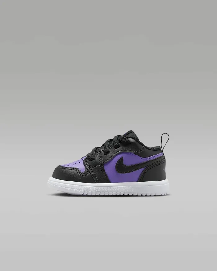 Kids Jordan 1 Low Alt Purple Venomwhiteblack Nike Lifestyle
