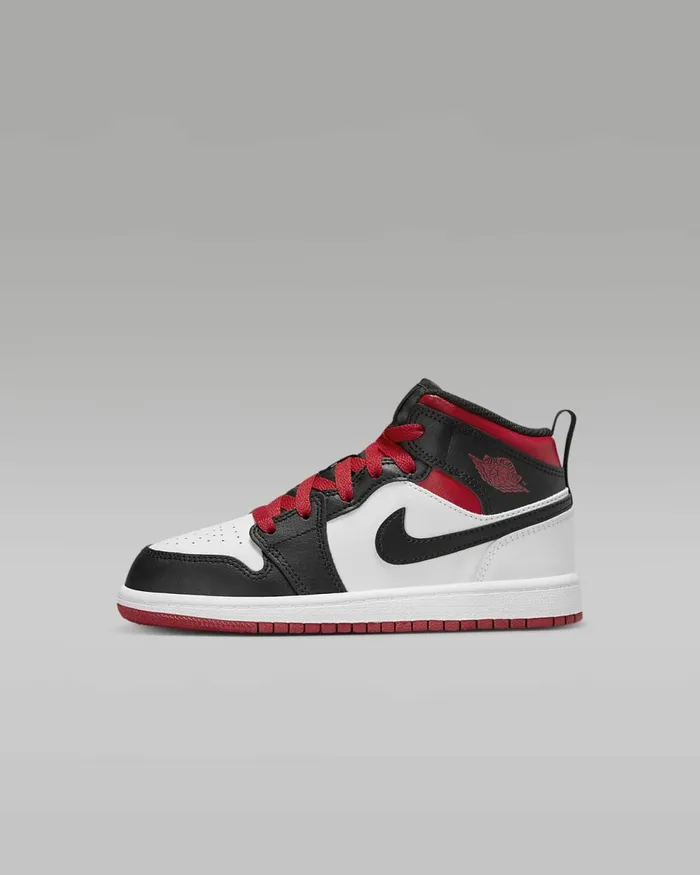 Kids Jordan 1 Mid Whiteblackgym Red Nike Younger Kids 3 8211 7 Years