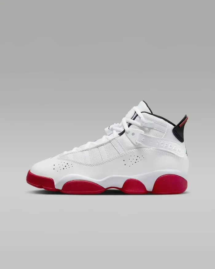 Kids Jordan 6 Rings Whiteblackuniversity Red Nike Jordan
