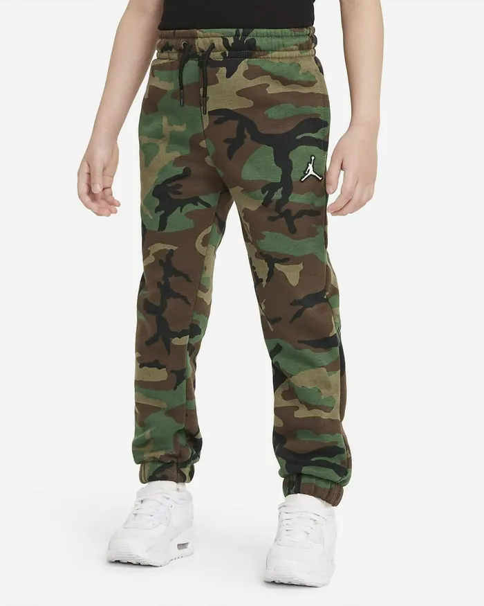 Kids Jordan Camo Green Nike Trousers And Leggings