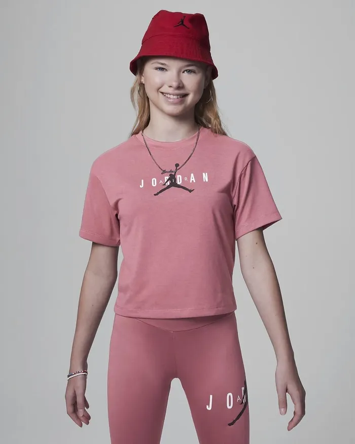 Kids Jordan Desert Berry Nike Tops And TShirts