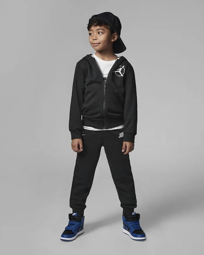 Kids Jordan Flight Mvp FullZip Set Black Nike Younger Kids 3 8211 7 Years