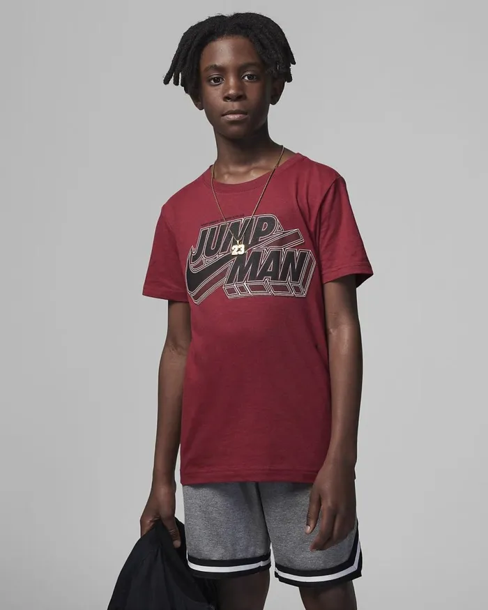 Kids Jordan Gym Red Nike Tops And TShirts