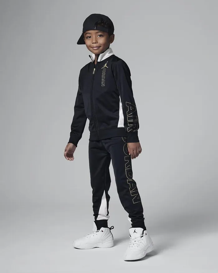 Kids Jordan Holiday Shine Tricot Set Black Nike Younger Kids 3 8211 7 Years