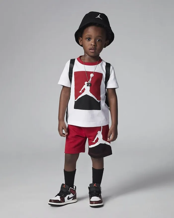 Kids Jordan Jumpman French Terry Shorts Set Gym Red Nike Baby and Toddler 03 Years Kids Jordan Jumpman French Terry Shorts Set Gym Red Nike Baby and Toddler 03 Years