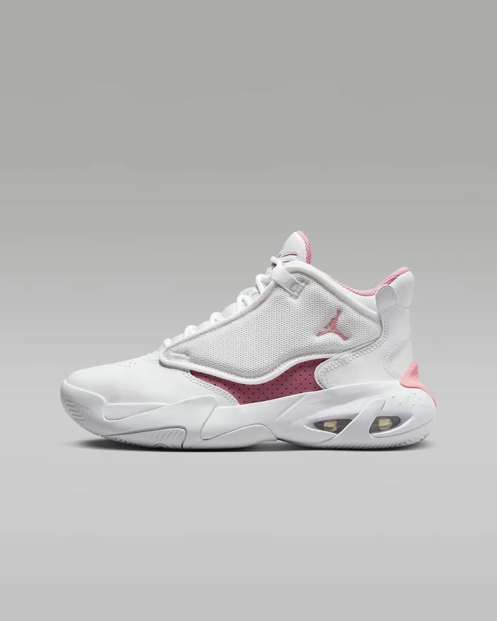 Kids Jordan Max Aura 4 Whitedesert Berrycoral Chalk Nike Older Kids 7 8211 15 Years Kids Jordan Max Aura 4 Whitedesert Berrycoral Chalk Nike Older Kids 7 8211 15 Years