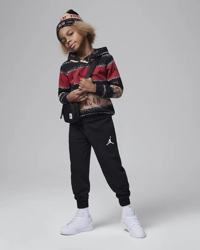 Kids Jordan Mj Holiday Pullover Set Black Nike Younger Kids 3 8211 7 Years