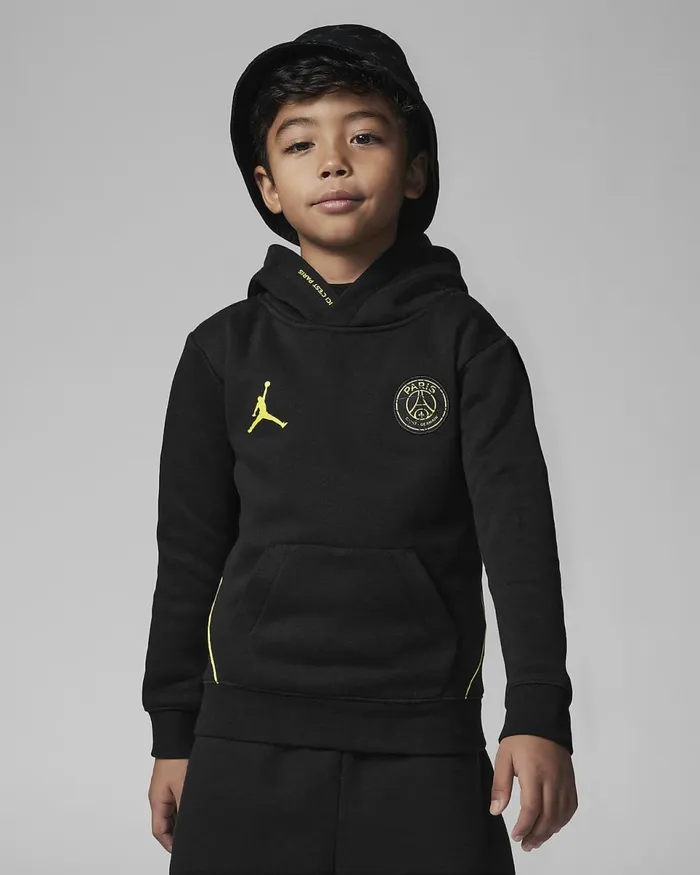 Kids Jordan Paris SaintGermain Fleece Pullover Black Nike Hoodies And Sweatshirts Kids Jordan Paris SaintGermain Fleece Pullover Black Nike Hoodies And Sweatshirts