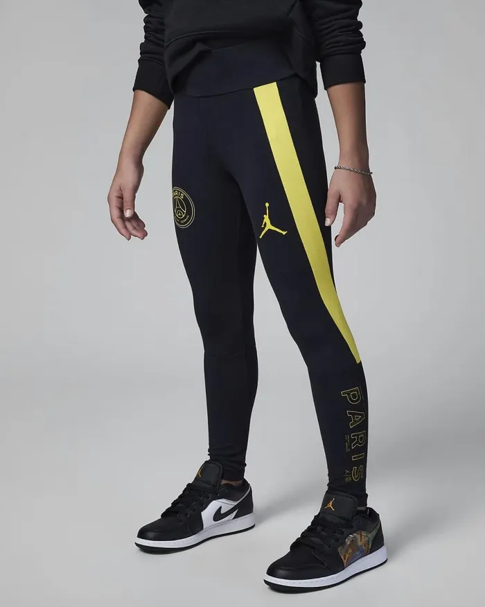 Kids Jordan Paris SaintGermain Leggings Black Nike Trousers And Leggings