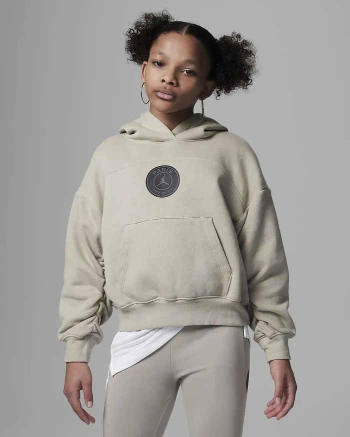 Kids Jordan Paris SaintGermain Pullover Hoodie Stone Nike Hoodies And Sweatshirts Kids Jordan Paris SaintGermain Pullover Hoodie Stone Nike Hoodies And Sweatshirts