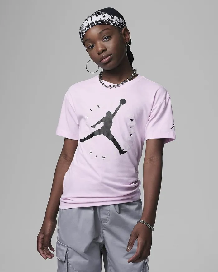 Kids Jordan Soft Touch Tee Pink Foam Nike Tops And TShirts