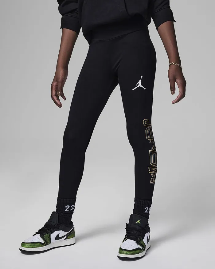 Kids Jordan Take Flight Leggings Black Nike Trousers And Leggings