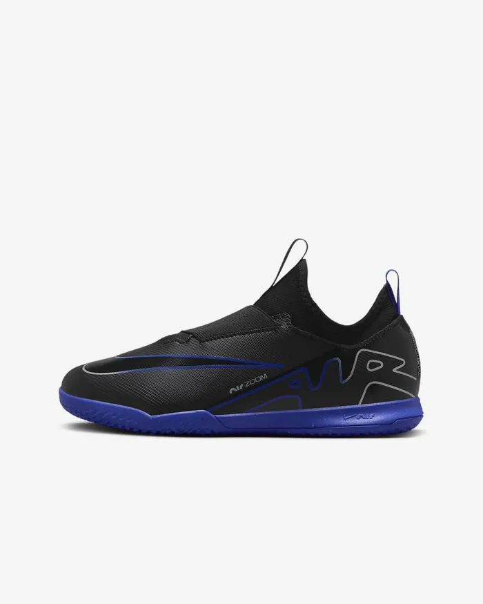 Kids Jr Mercurial Vapor 15 Academy Blackhyper Royalchrome Nike Football