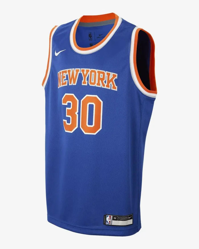 Kids Julius Randle Knicks Icon Edition Rush Blue Nike Tops And TShirts