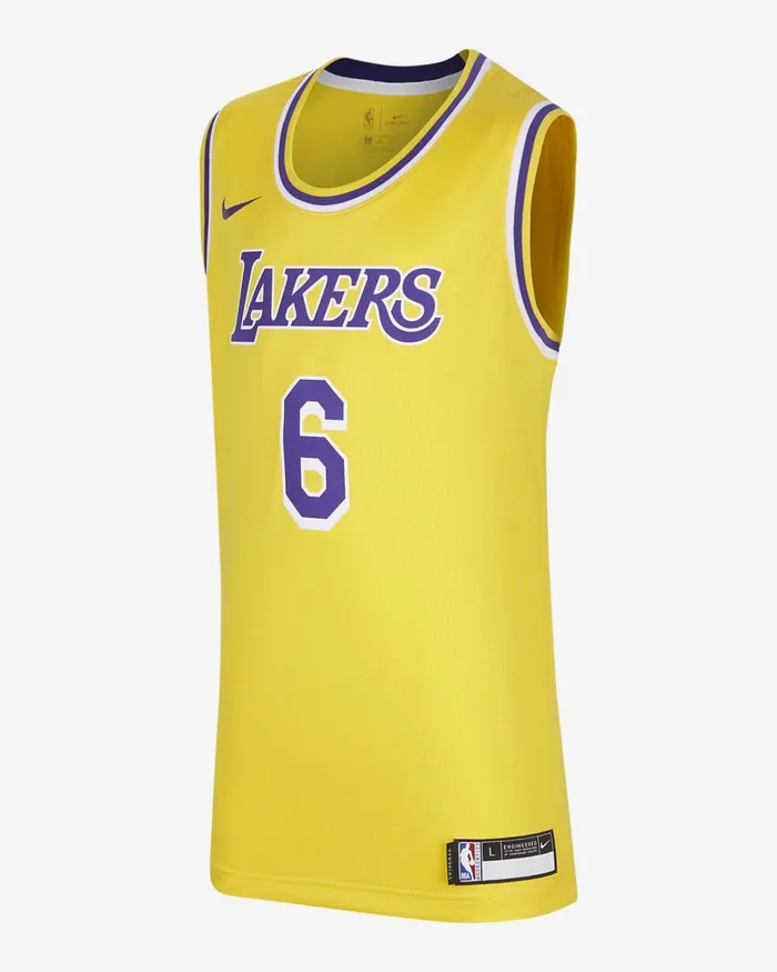 Kids Lebron James Los Angeles Lakers Icon Edition Amarillo Nike Tops And TShirts Kids Lebron James Los Angeles Lakers Icon Edition Amarillo Nike Tops And TShirts