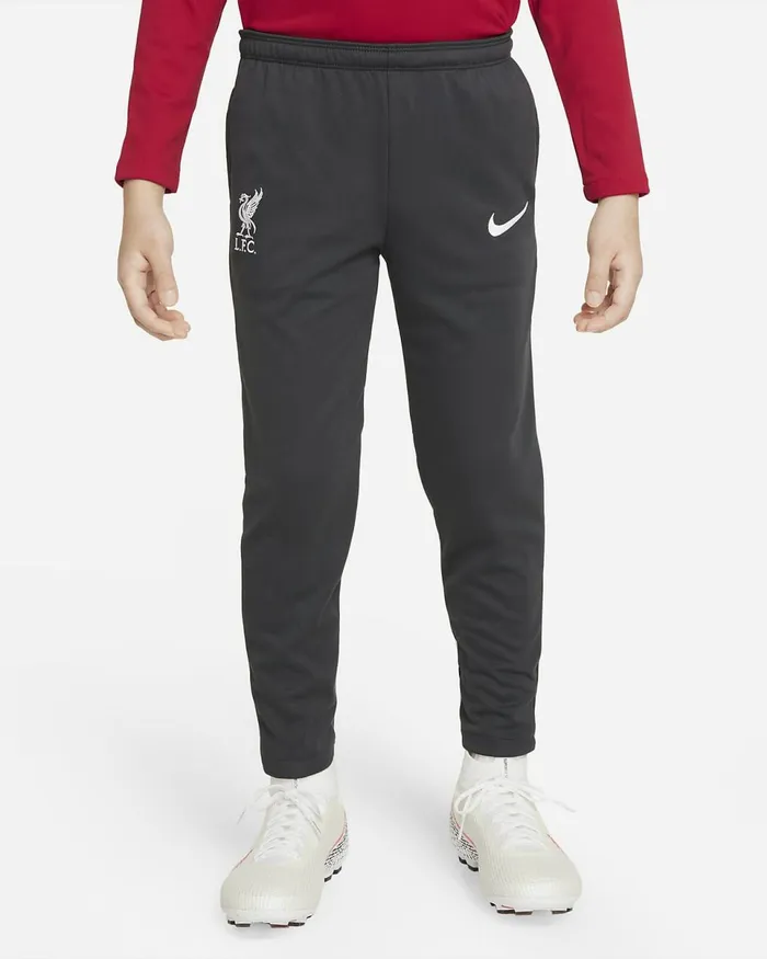 Kids Liverpool FC Academy Pro Anthracitewhite Nike Trousers And Leggings