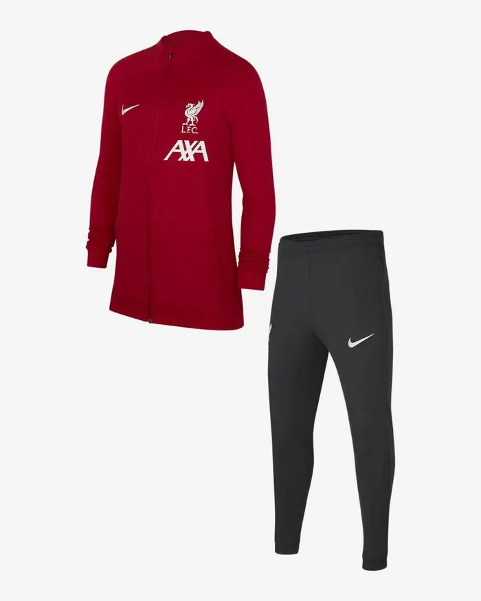 Kids Liverpool FC Academy Pro Gym Redanthracitewhite Nike Tracksuits