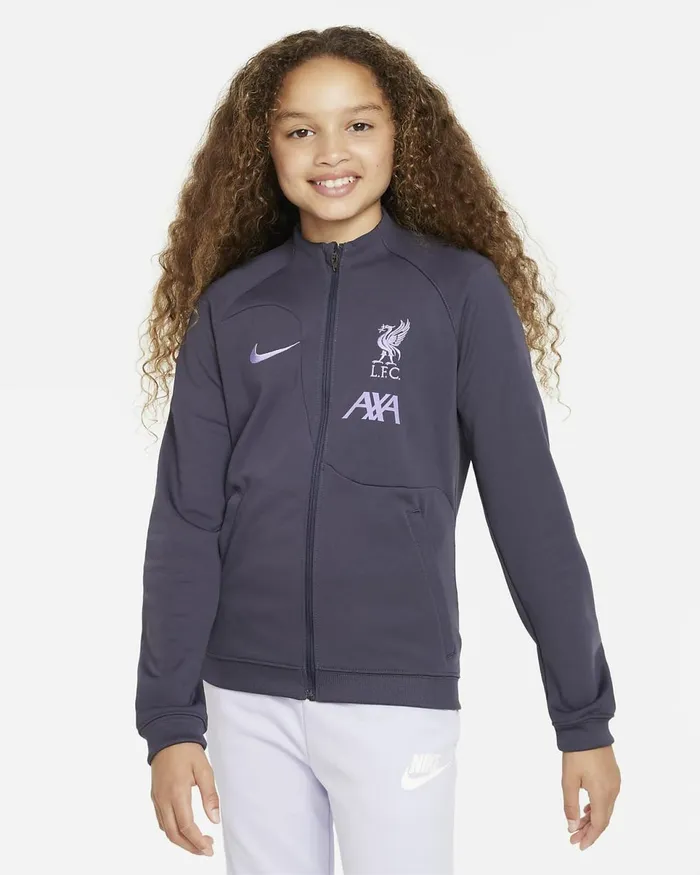 Kids Liverpool FC Academy Pro Third Gridironspace Purple Nike Jackets