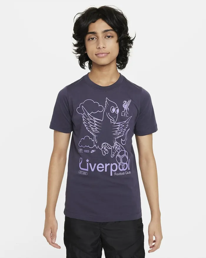 Kids Liverpool FC Air Gridiron Nike Tops And TShirts