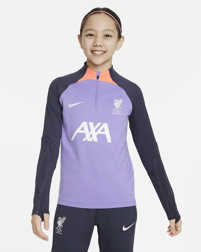Kids Liverpool FC Strike Third Space Purplehot Punchwhite Nike Tops And TShirts Kids Liverpool FC Strike Third Space Purplehot Punchwhite Nike Tops And TShirts