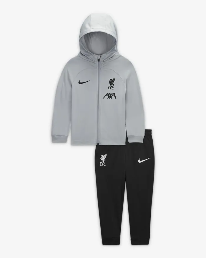 Kids Liverpool FC Strike Wolf Greyblackblackwhite Nike Trousers And Leggings