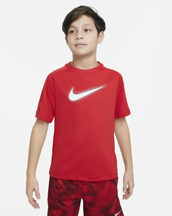 Kids Multi University Redwhite Nike Tops And TShirts