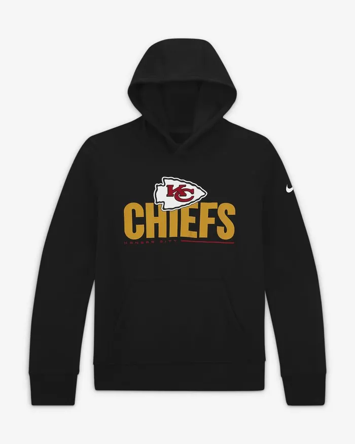 Kids Nfl Kansas City Chiefs Black Nike Hoodies And Sweatshirts