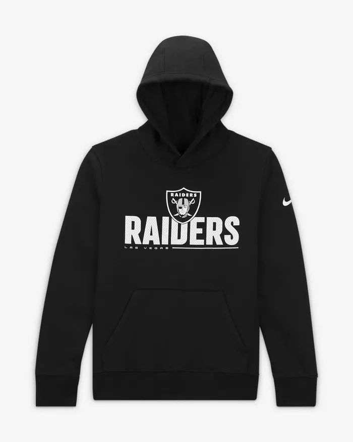 Kids Nfl Las Vegas Raiders Black Nike Hoodies And Sweatshirts