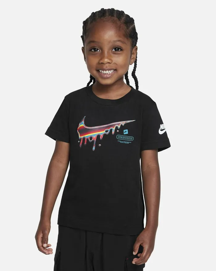 Kids Nike Black Nike Tops And TShirts
